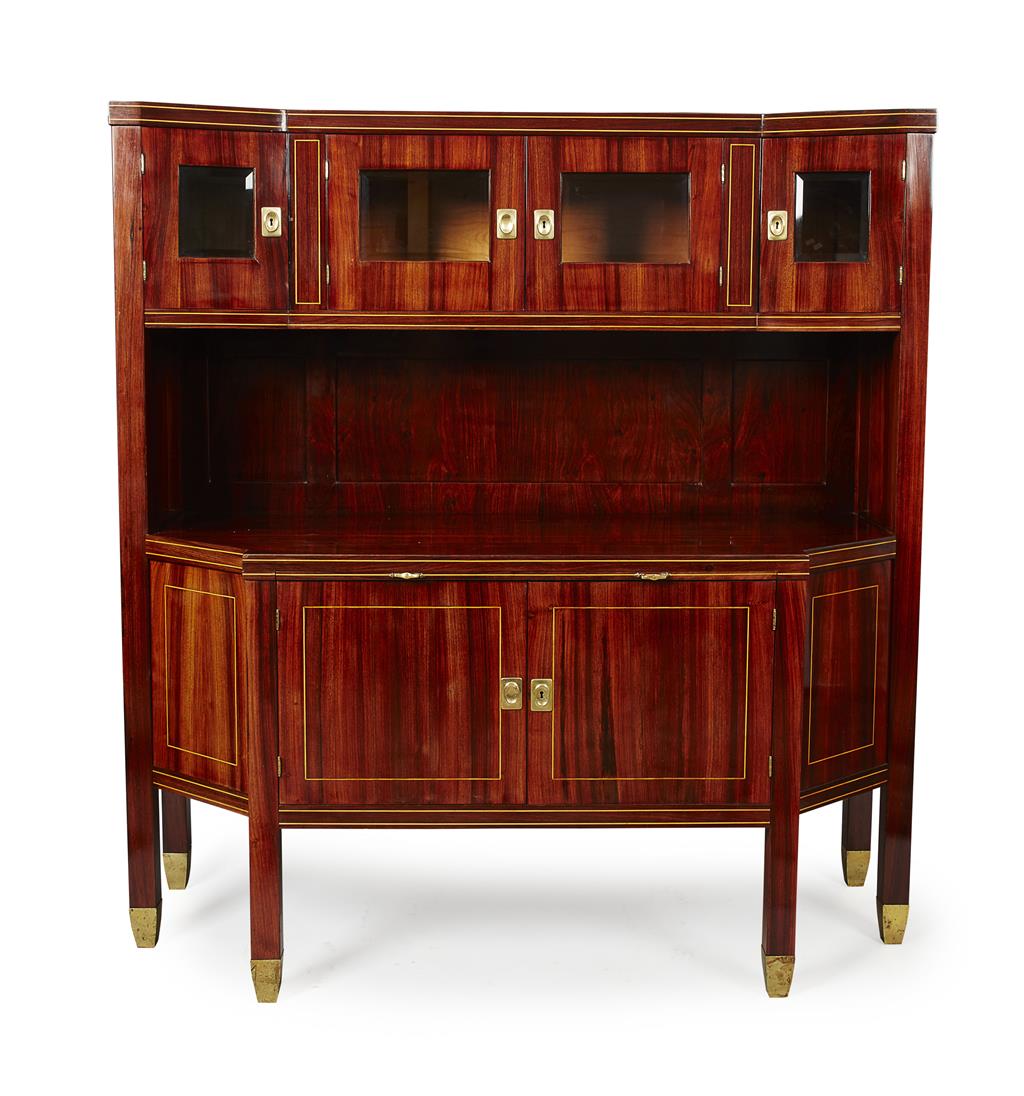 Appraisal: KOLOMAN MOSER - FOR PORTOIS FIX VIENNA PALISANDER WOOD SIDEBOARD