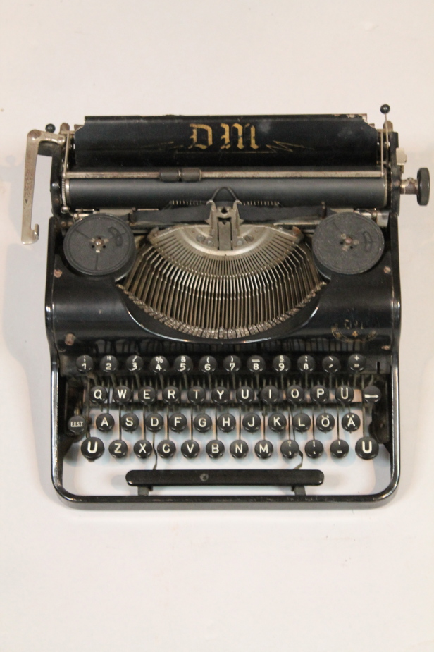 Appraisal: A D M German typewriter possibly a model C 's