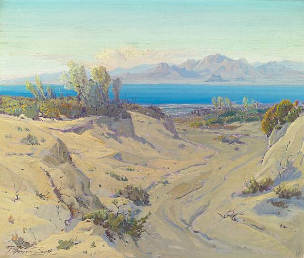 Appraisal: Fred Grayson Sayre American - Smoke Trees at the Salton