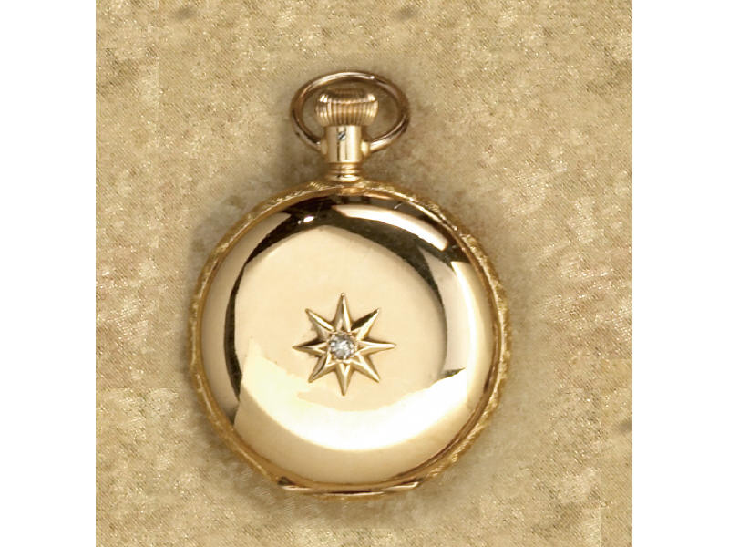 Appraisal: POCKET WATCH yellow gold N Y Standard hunting case pocket