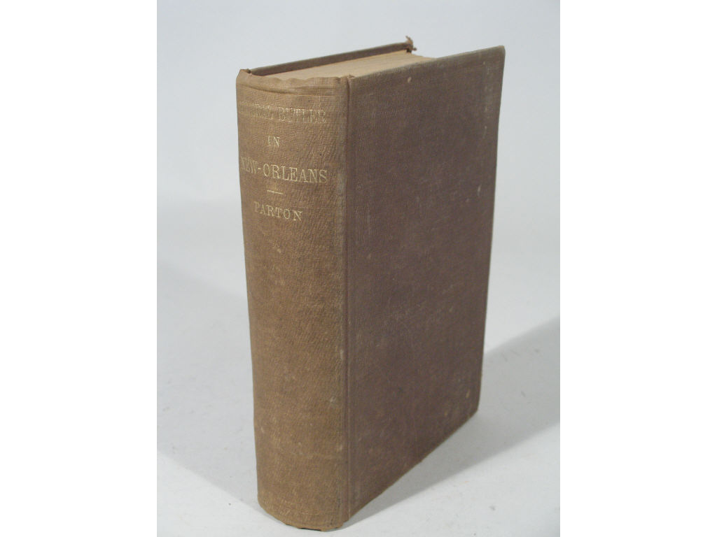 Appraisal: Civil War Period Book Regarding Ben Butler General Butler in