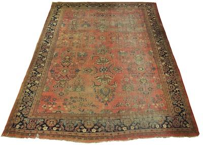 Appraisal: A Persian Carpet Approx '- x - ' Low wool