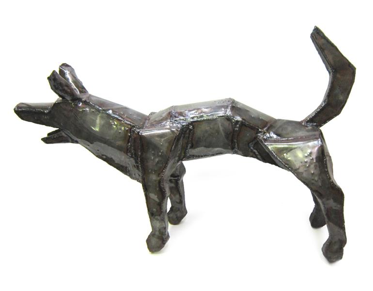 Appraisal: NYOMAN AGUS SCRAP METAL DOG WELDED METAL CM X CM