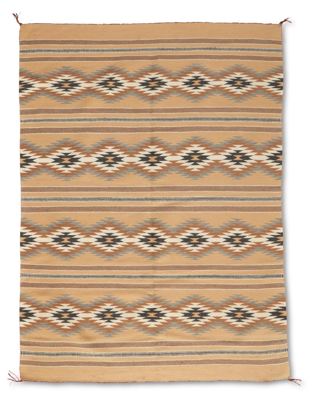 Appraisal: A Navajo Wide Ruins rug Mid Late th century Dine