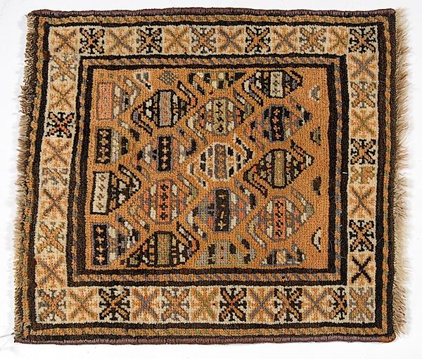 Appraisal: SMALL ANATOLIAN RUG Turkish early th century x in x