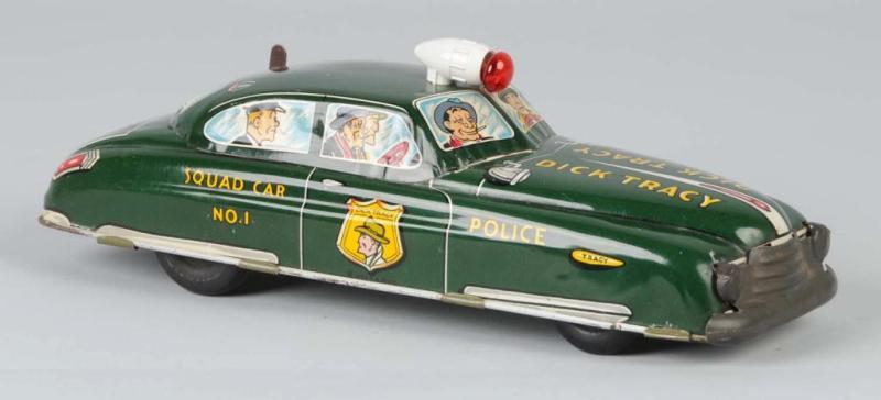 Appraisal: Tin Marx Dick Tracey Squad Car Battery-Op Toy Description Working