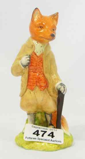 Appraisal: Royal Albert Beatrix Potter Figure Mr Tod BP a Boxed