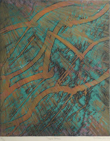 Appraisal: Stanley William Hayter Tropic Stream BM Color etching and scraper