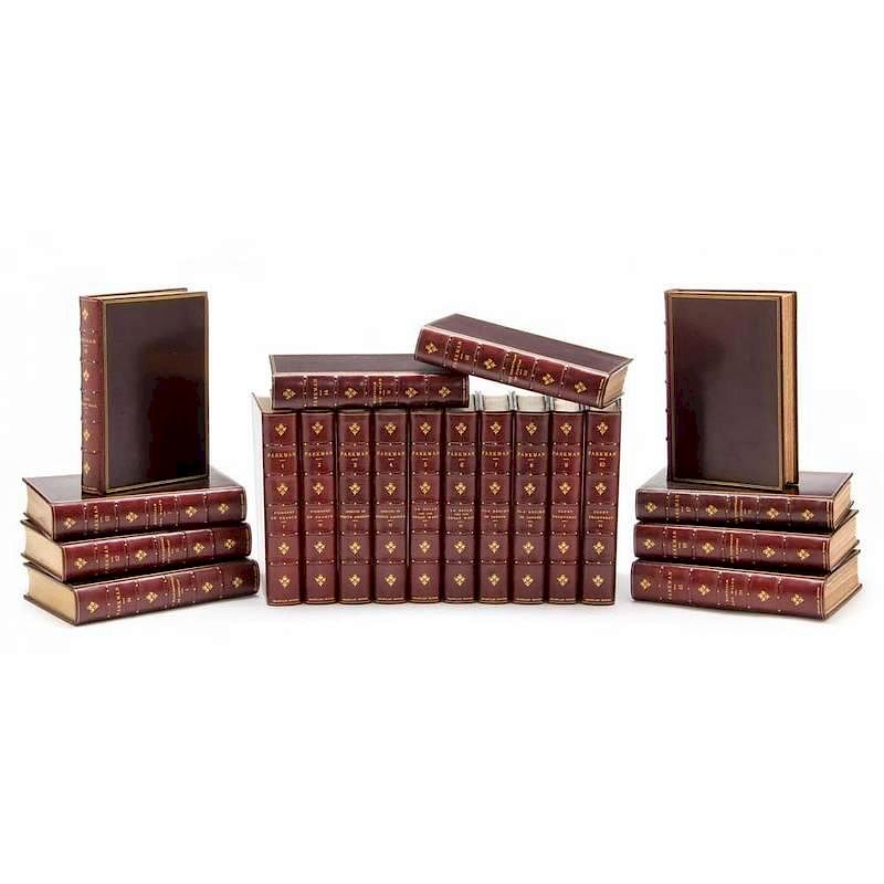 Appraisal: Limited Edition Works of Francis Parkman in Leather-Bound Books Boston