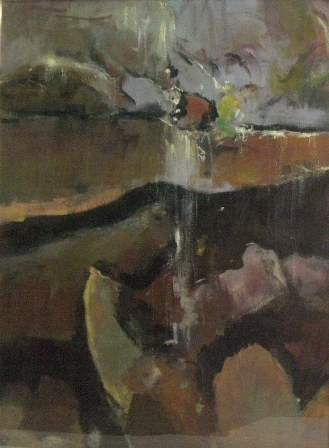 Appraisal: Jamie Boyd born Waterfall Over Rocks oil on board x