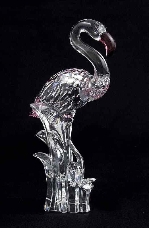 Appraisal: SWAROVSKI CRYSTAL FLAMINGO G Stamey issued