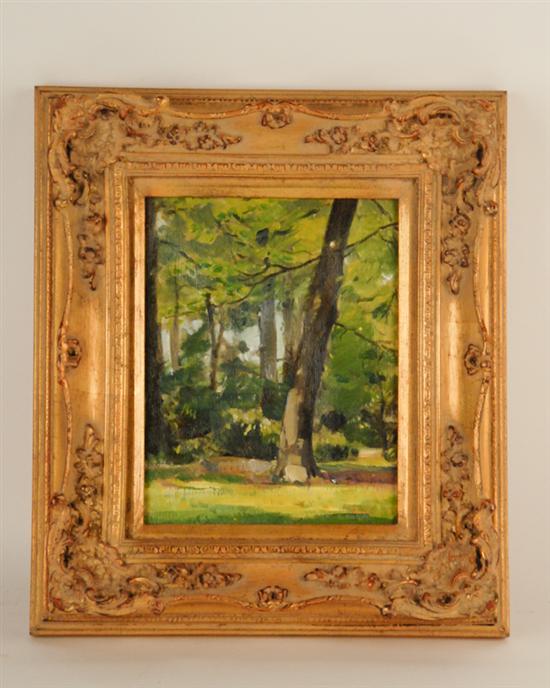 Appraisal: Adrian Waterlow Kewforest Summer Oil on Canvas Sotheby's label and