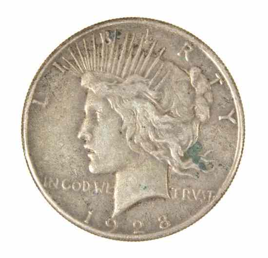 Appraisal: A U S Peace Silver Dollar