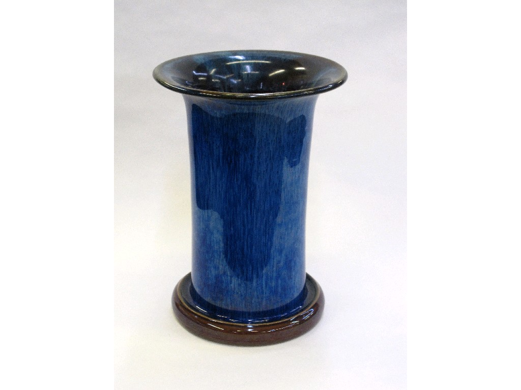 Appraisal: Bourne Denby Danesby Ware blue glazed vase