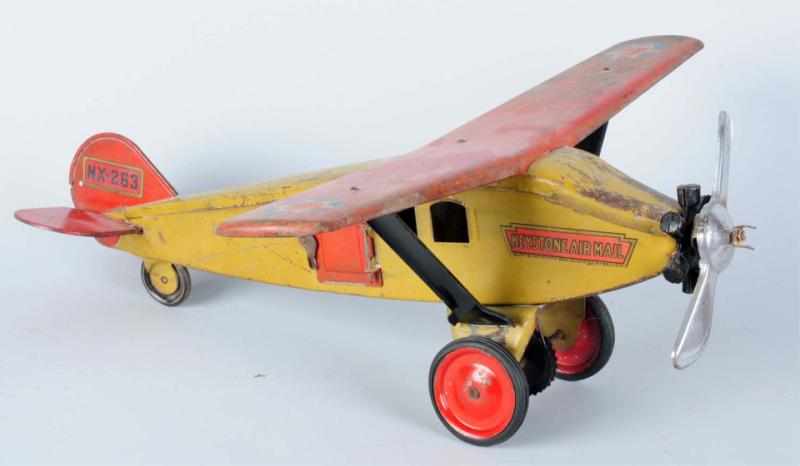 Appraisal: Pressed Steel Keystone Air Mail Plane Toy Single motor version