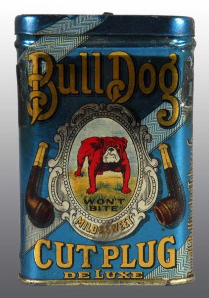 Appraisal: Bull Dog Cut Plug Tobacco Tin Description Beautiful graphics and