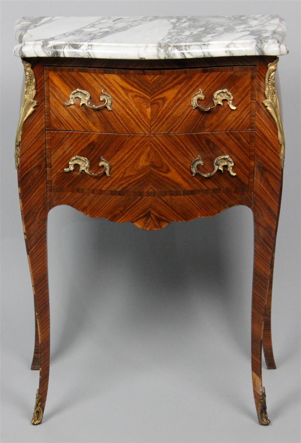 Appraisal: LOUIS XV STYLE KINGWOOD PETITE COMMODE STAMPED WITH MAKER NAME