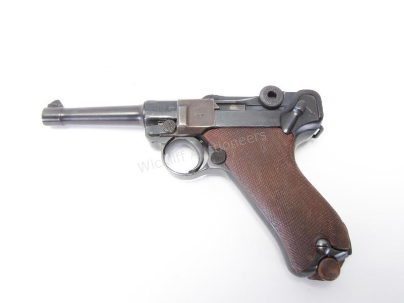 Appraisal: DWM Luger Semi Auto Pistol-Blued barrel Chambered in mm DWM