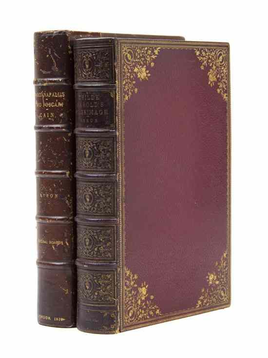 Appraisal: BYRON LORD A group of two first editions Sardanapalus The