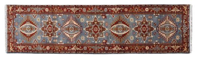 Appraisal: Hand-tied Persian Serapi runner approx ' l ' w