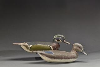 Appraisal: Wood Duck Pair Hurley Conklin Wood Duck PairHurley Conklin -