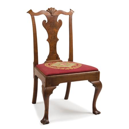 Appraisal: Chippendale Walnut Side Chair Estimate -