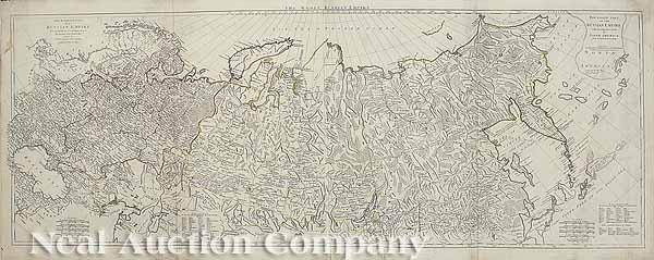 Appraisal: Russian Map The European and Asiatic Part of the Russian