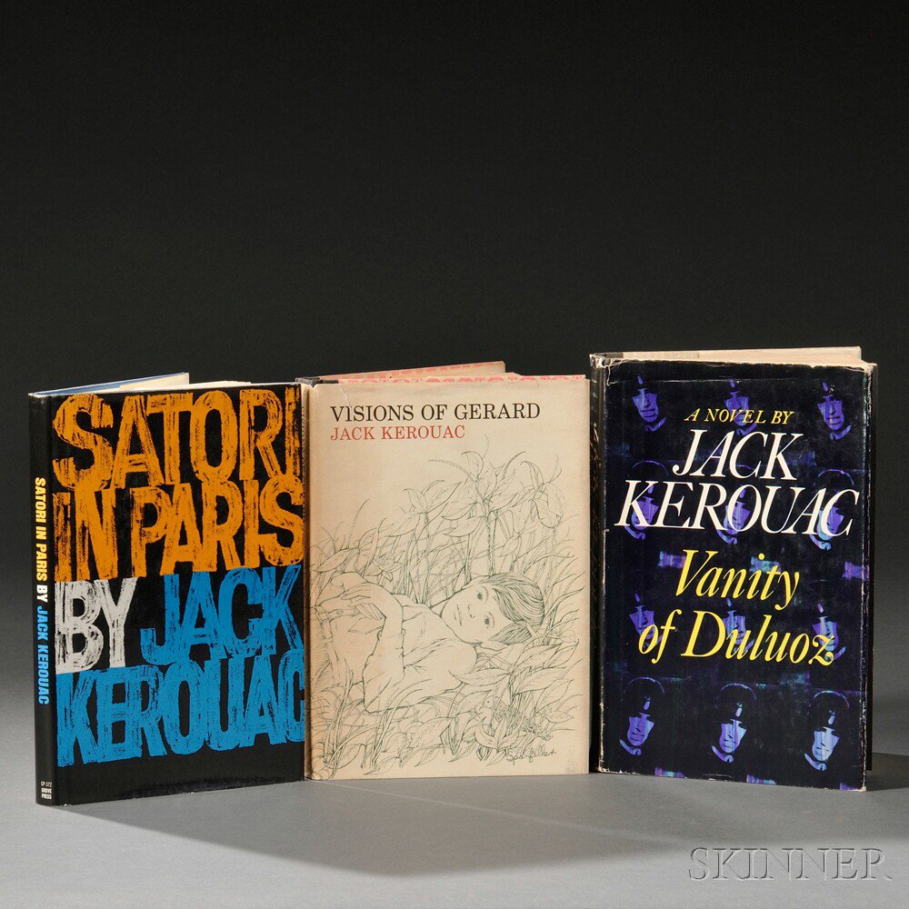 Appraisal: Kerouac Jack - Three First Editions Visions of Gerard New