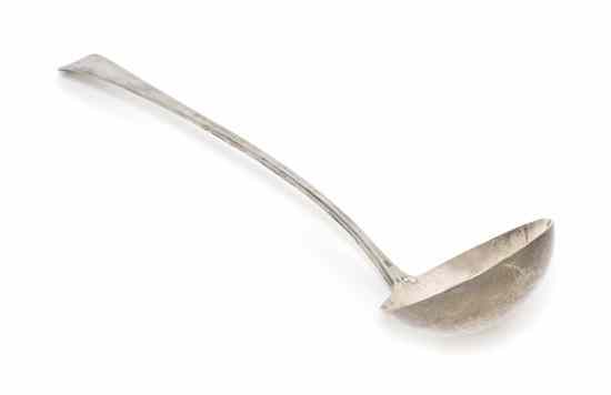 Appraisal: An English Silver Ladle Thomas Dicks London approximate weight ozt