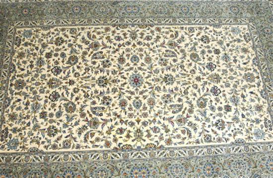 Appraisal: KASHAN LAMB'S WOOL RUG ft x ft in