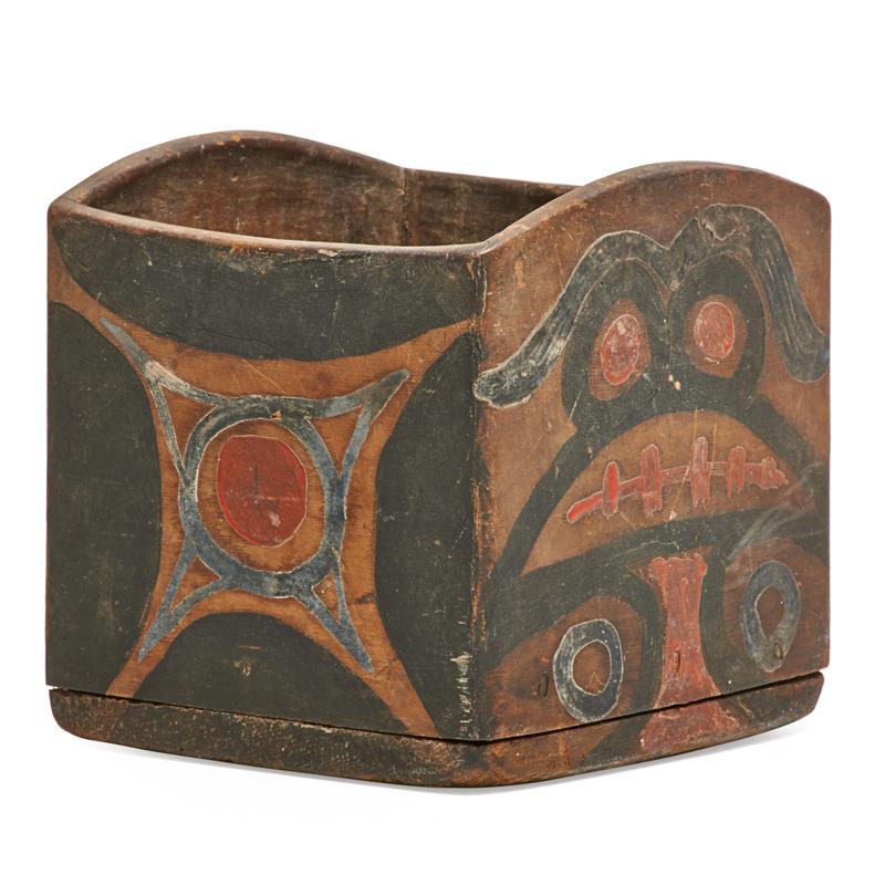 Appraisal: NATIVE AMERICAN PAINTED BOX Condition Report