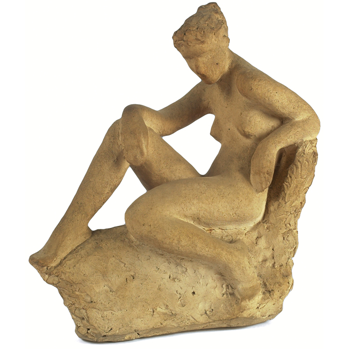 Appraisal: Mary Adams Winter American early th century Nude sculpture in