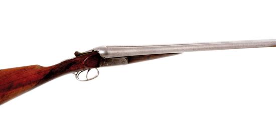 Appraisal: R Robinson -bore SxS boxlock hammerless sporting gun serial number