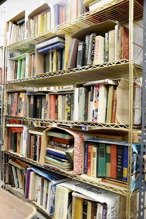 Appraisal: Thirty-eight boxes of miscellaneous books to include Art at Auction