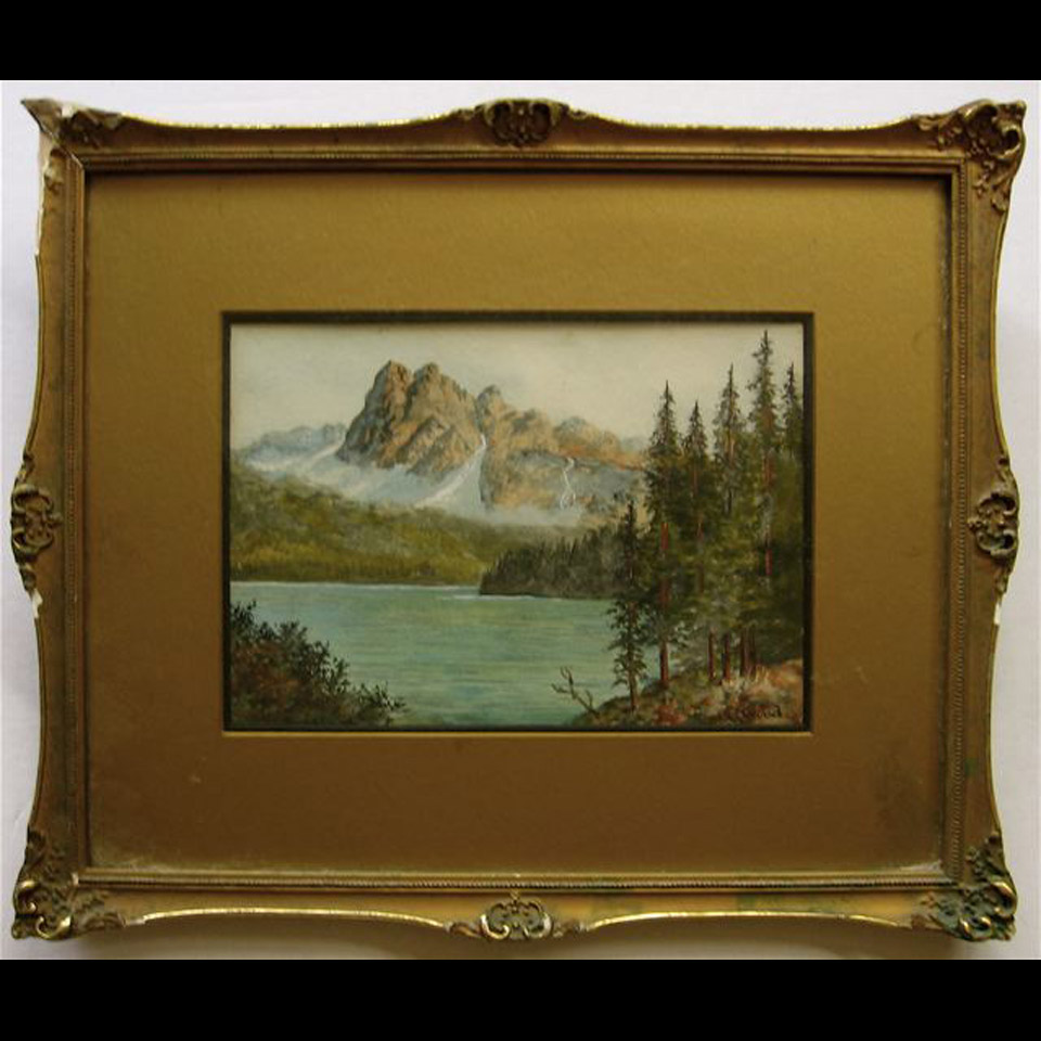 Appraisal: EMERALD LAKE amp MT BURGESS BC WILLIAM THOMAS WOOD CANADIAN