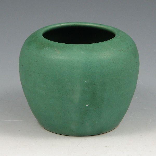 Appraisal: Matte green Arts Crafts vase Unmarked Mint tall