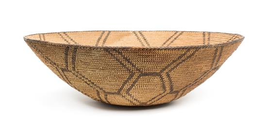 Appraisal: Sale Lot A Pima Basketry Tray Height x diameter inches