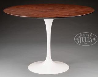 Appraisal: EERO SAARINEN ROSEWOOD TULIP TABLE FOR KNOLL ASSOCIATES INC The