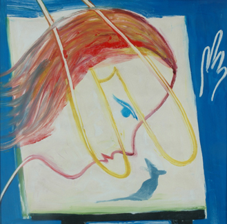 Appraisal: Charles Blackman born Mouse Tail monotype signed 'Blackman' lower right