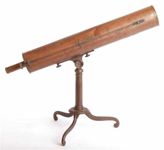 Appraisal: A CASED GEORGE DOLLOND TELESCOPE AND STAND LONDON EARLY TH