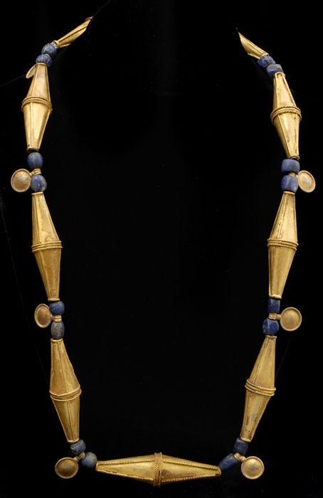 Appraisal: PERSIAN-STYLE BEADED NECKLACE in Provenance Property from the Collection of