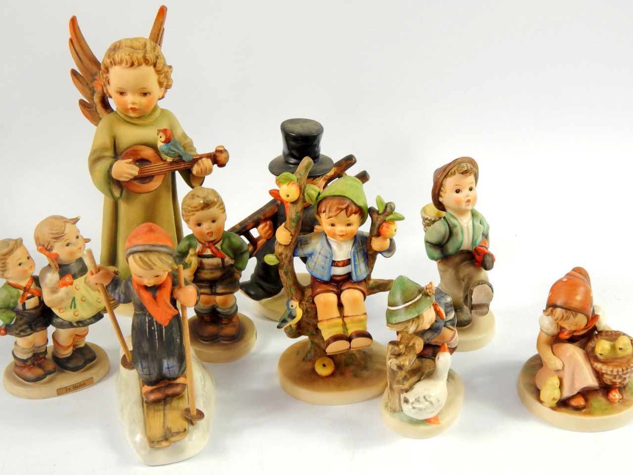 Appraisal: Hummel figures including Chick Girl The Skier and To Market