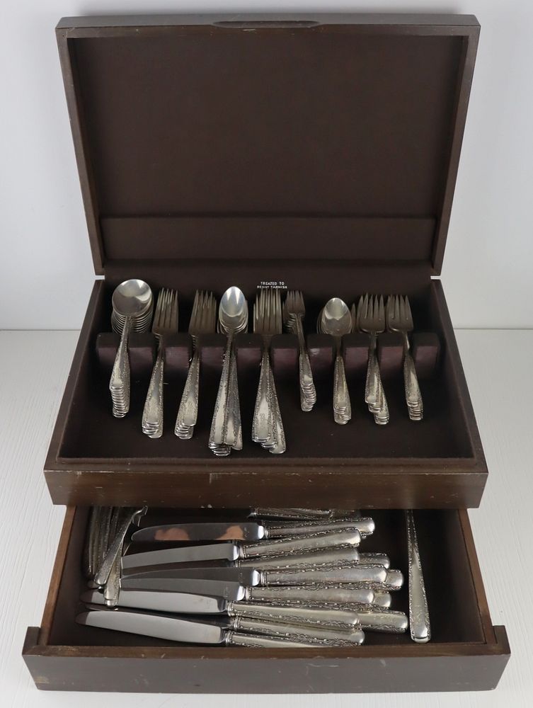 Appraisal: STERLING Gorham Camellia Sterling Flatware Service Gorham Camellia flatware service