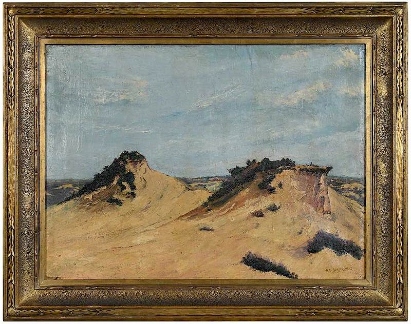 Appraisal: Oscar Edmund Berninghaus Taos New Mexico - New Mexico Landscape