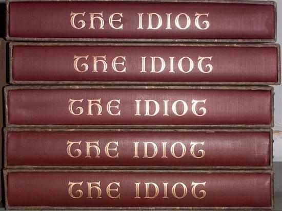 Appraisal: Fine Press Illustrations Five copies of F Dostoevsky ''The Idiot