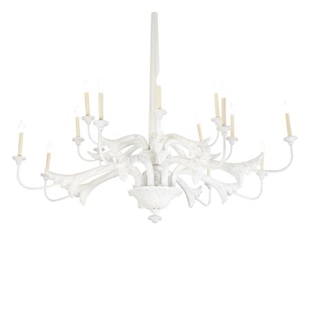 Appraisal: Art Deco Style Composition Twelve-Light Chandelier Estimate -