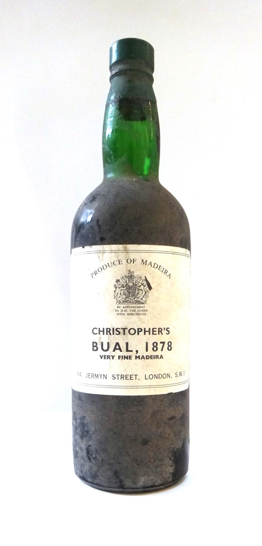 Appraisal: A bottle of Christopeher's Bual Madeira