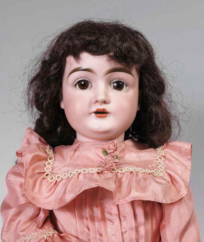 Appraisal: GERMAN BISQUE HEAD FLORA DORA DOLL Head marked illegibly and