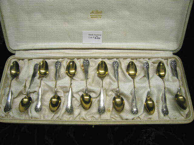 Appraisal: Set of Gorham Lancaster Sterling Silver Demitasse spoons in box