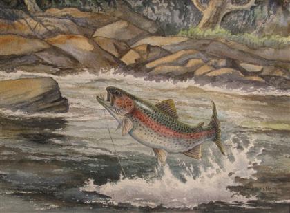 Appraisal: WILLIAM JOSEPH SCHALDACH american - ROCKY RUN Signed 'Wm J